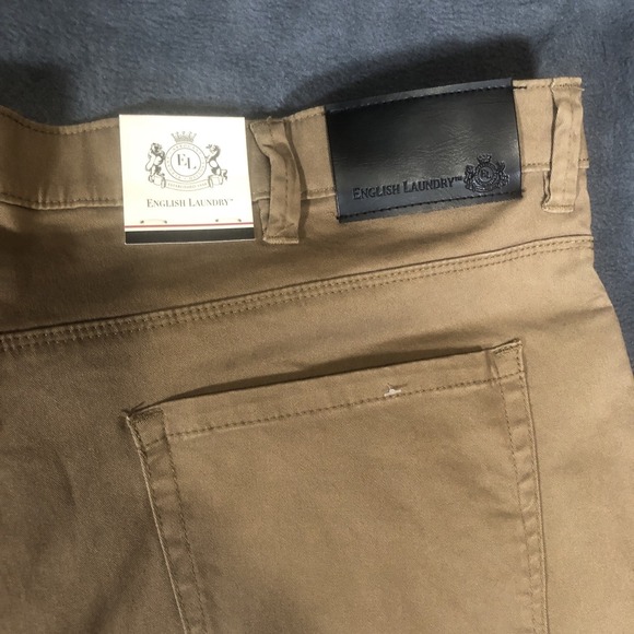 English Laundry Men's The Deck Stretch Size 40x30 Pants 231 Honey Brown NWT - Picture 5 of 9